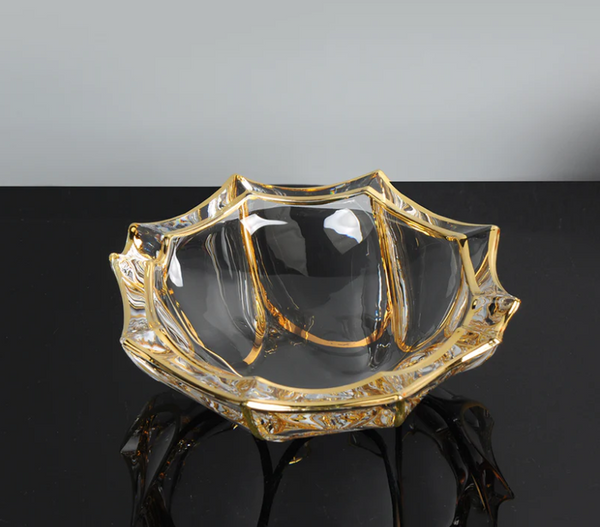 Cutwork design ashtray Gold