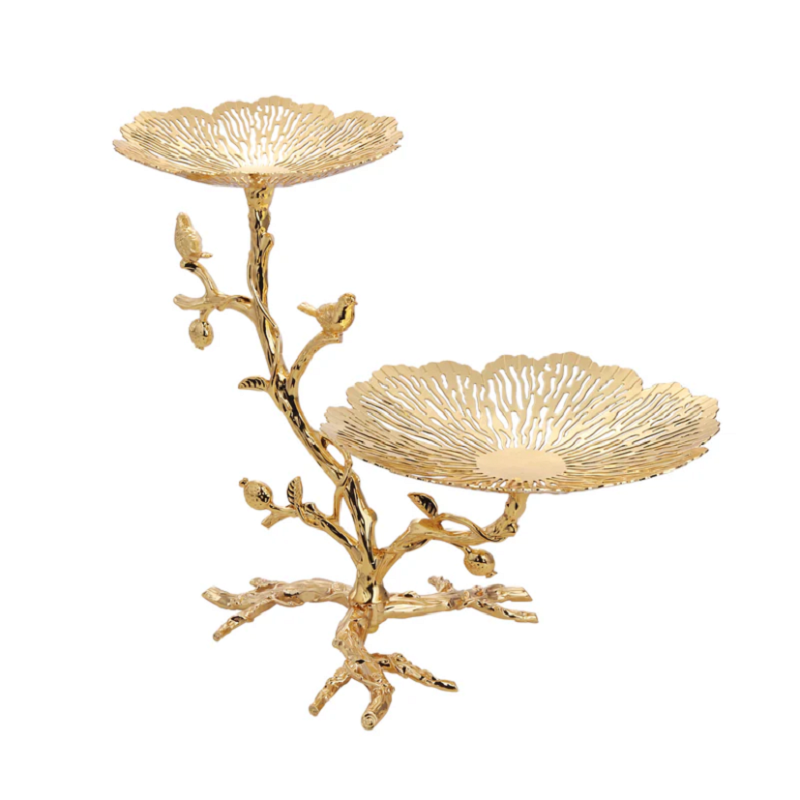 Twin Server on tree with bird