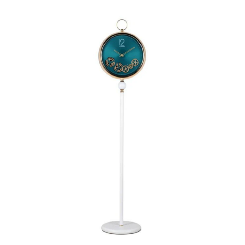 Orbit of Time Clock White