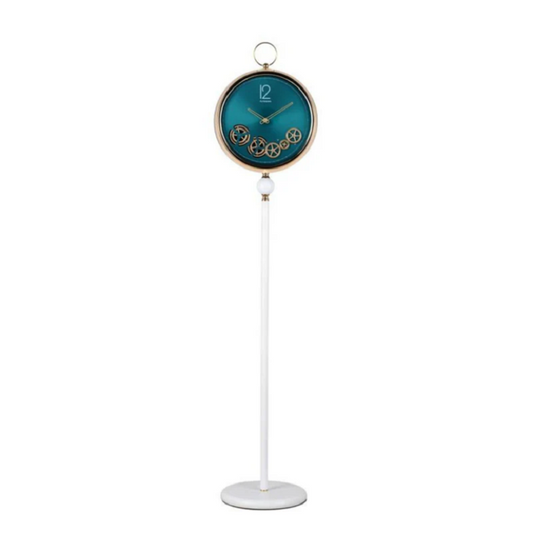 Orbit of Time Clock White