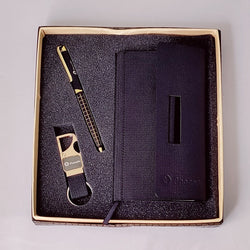 PHONE PE Black Notebook + Pen + Keychain