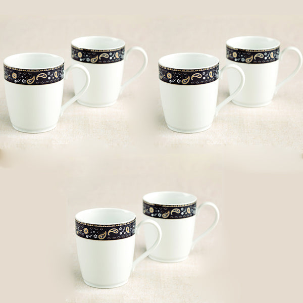 PAISLEY GARDEN Coffee Mugs Set of 6