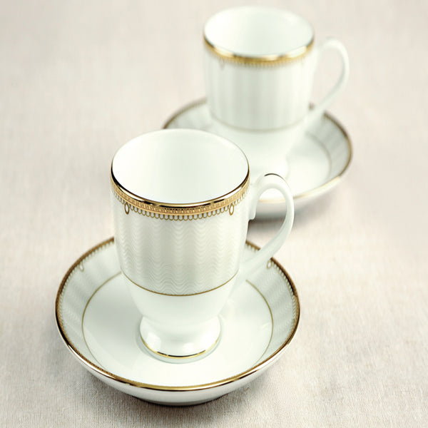 MONARCH GOLD Tea Cups Set of 12