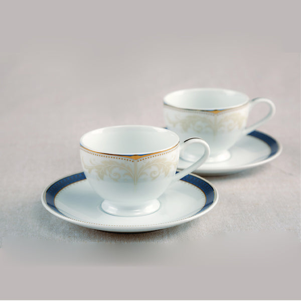 ROYAL FOUNTAIN Tea Cups Set of 12