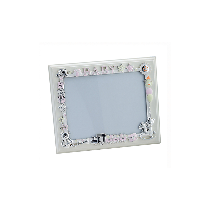 Train Photoframe With Baby