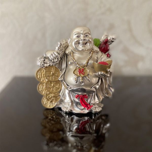 Laughing Buddha With Golden Coins