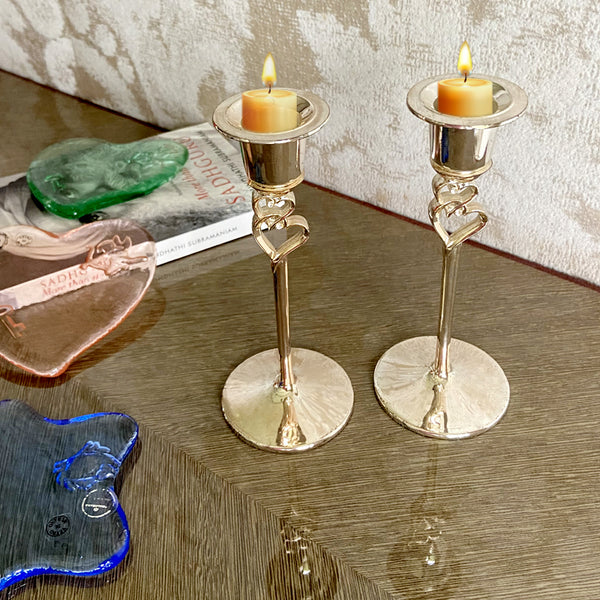 Heart Candle Stand - Set of 2