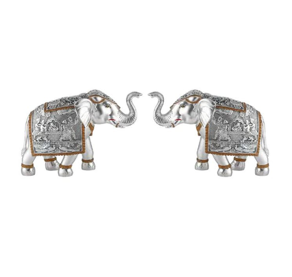 Silver Elephant-Medium-2 Pcs