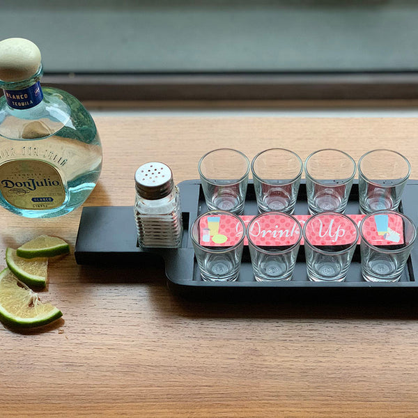 Pink Tequila Tray