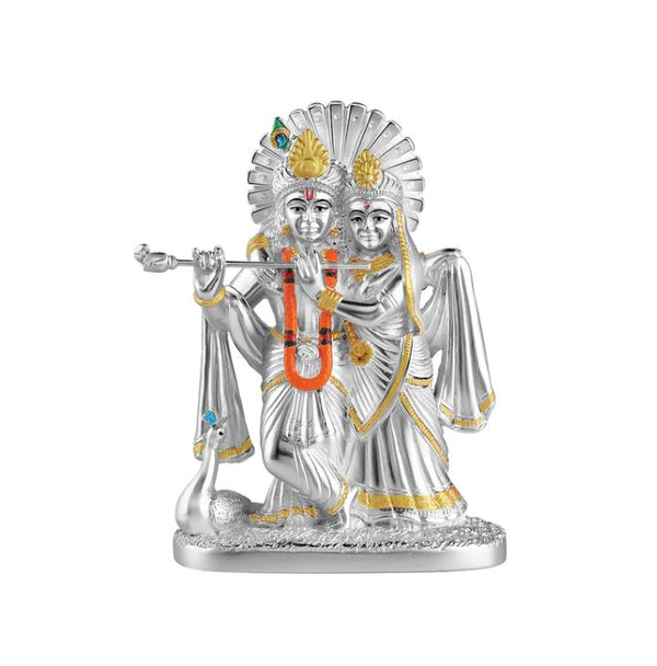 Radha Krishna Small - Silver