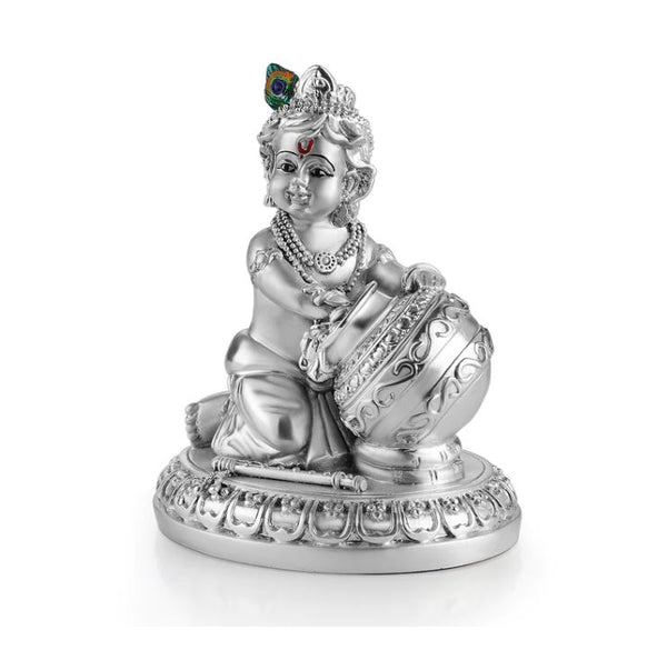 Bal Gopal with makhan- Silver