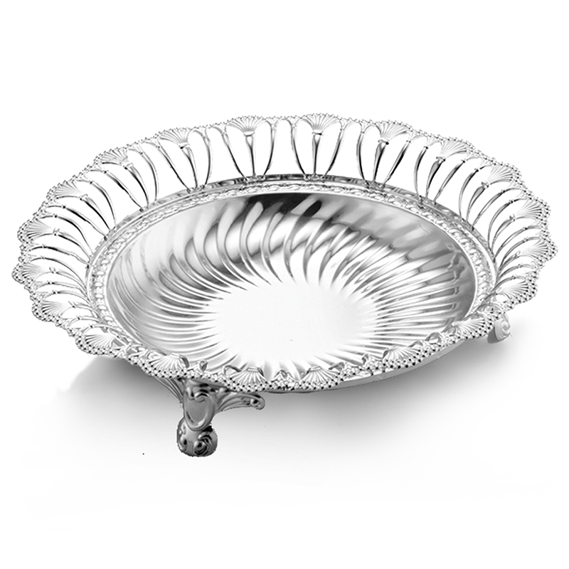 Silver Round Tray