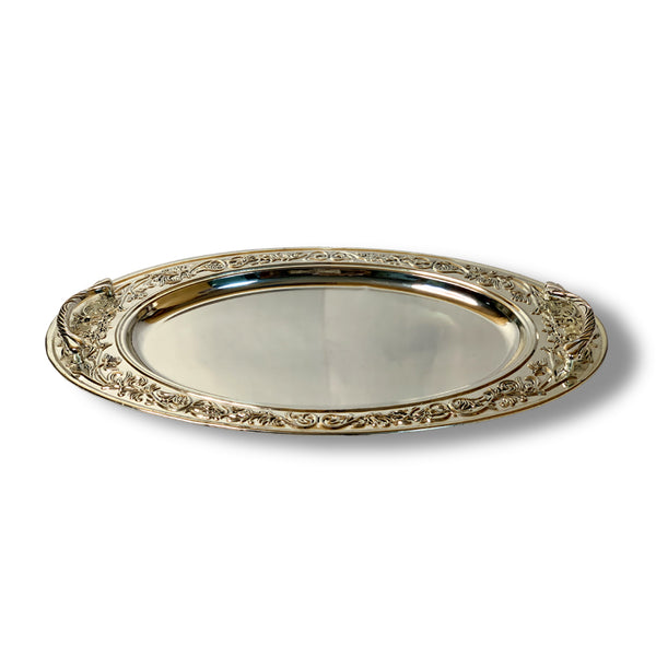 Oval Tray With Handle Large