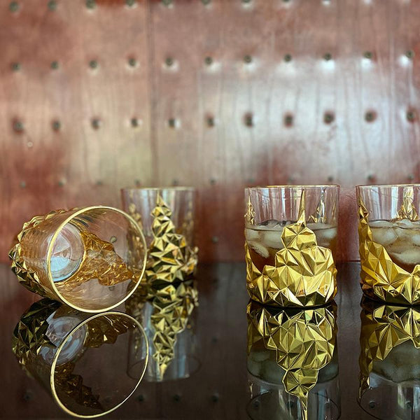 Gold Whiskey - Set Of 6