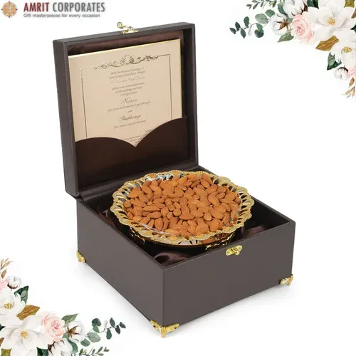 Brown Box with Golden Tray - 1