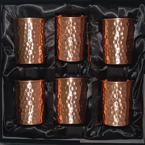 Copper Mug Set with Box