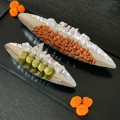 Marble Tray with Dry Fruits
