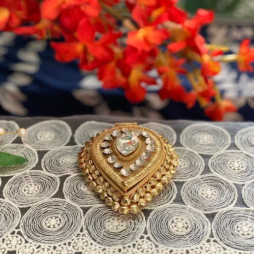 Heart Shape Decorative Box - White