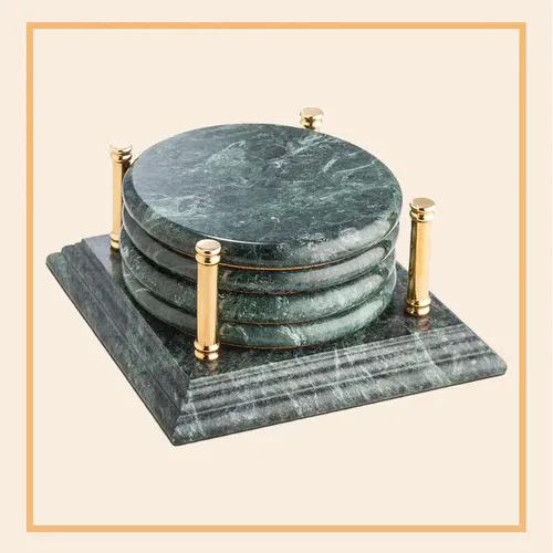 Marble Coaster Set
