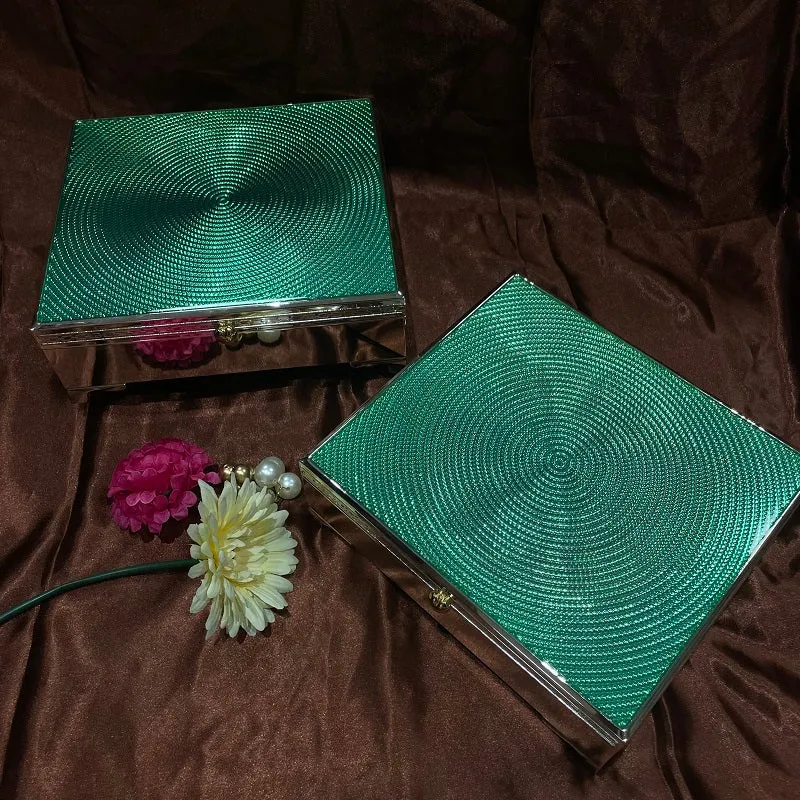 Set of 2 Green dry fruit box