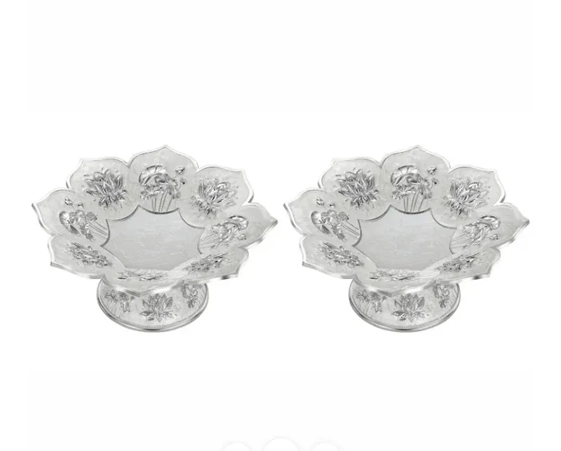 Set of 2 Lotus Galvanic Platter
