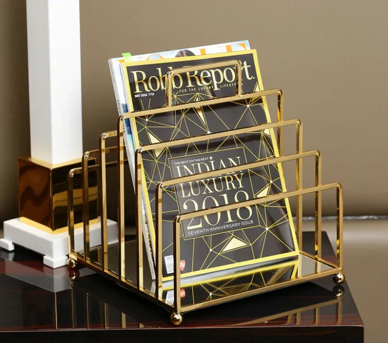 Magazine Holder Gold