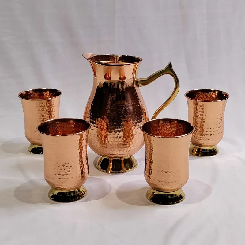 Mughal Jug with 4 glass