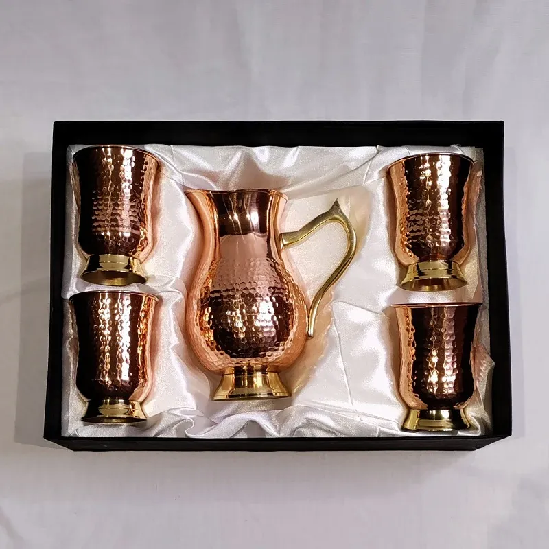 Mughal Jug with 4 glass