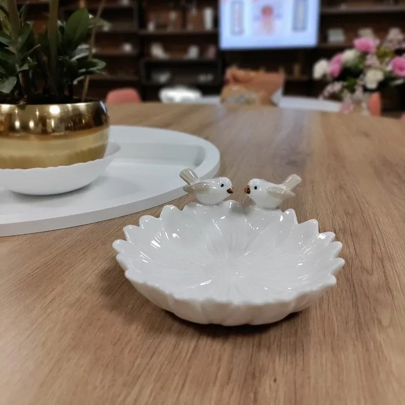 Star Plate with Bird