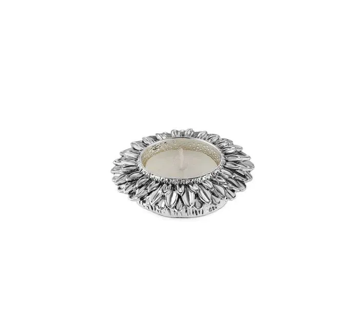 Lakshmi ganesh ji + flower tealight- Colored