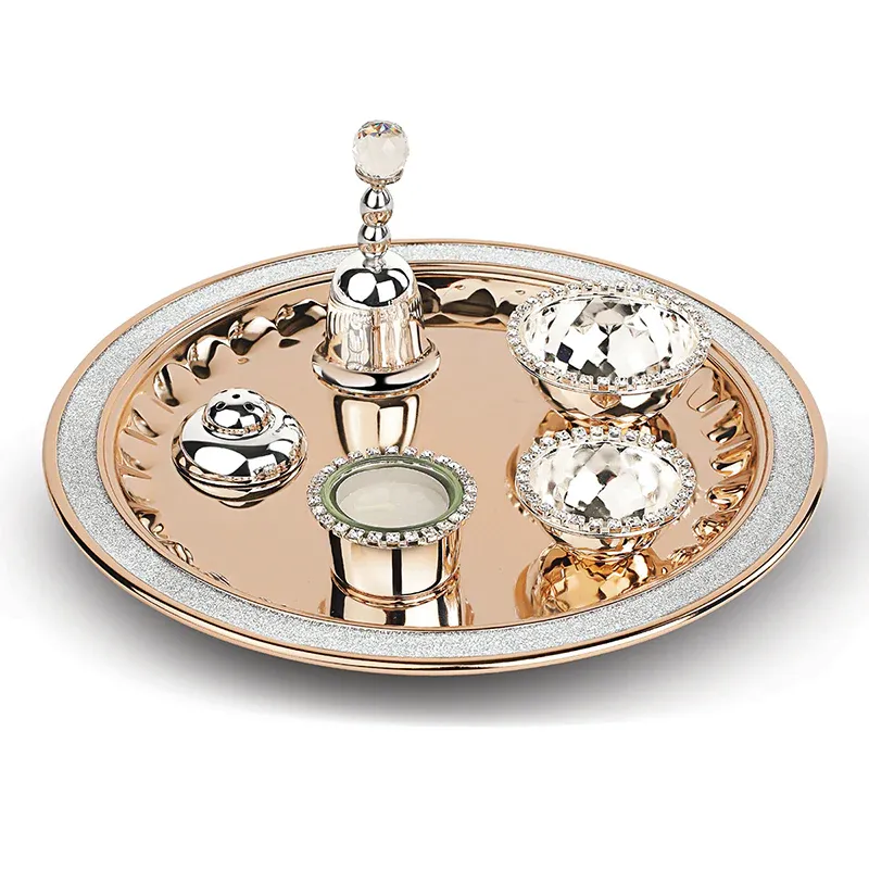Pooja Thali Rose Gold