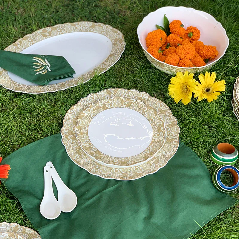 Dinner set - Green