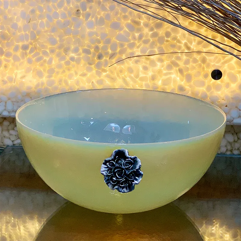 Murano Yellow Bowl