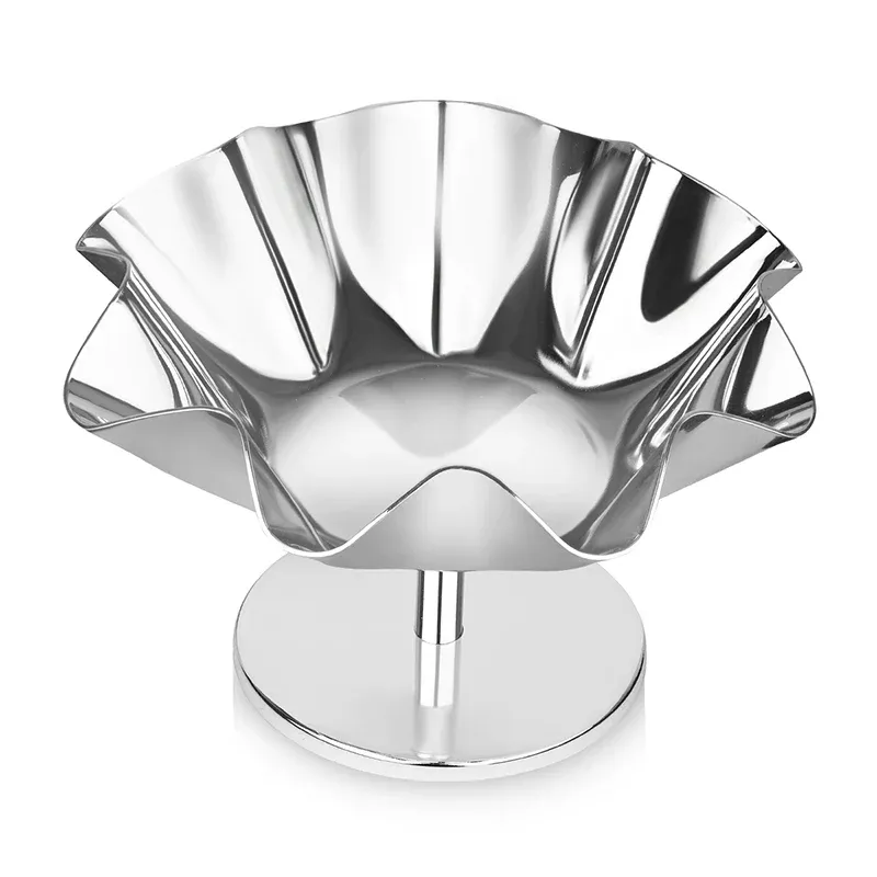 Curve Floral  Bowl with Stand