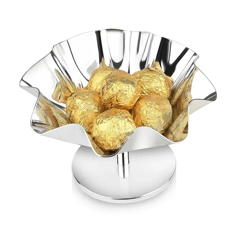 Curve Floral  Bowl with Stand