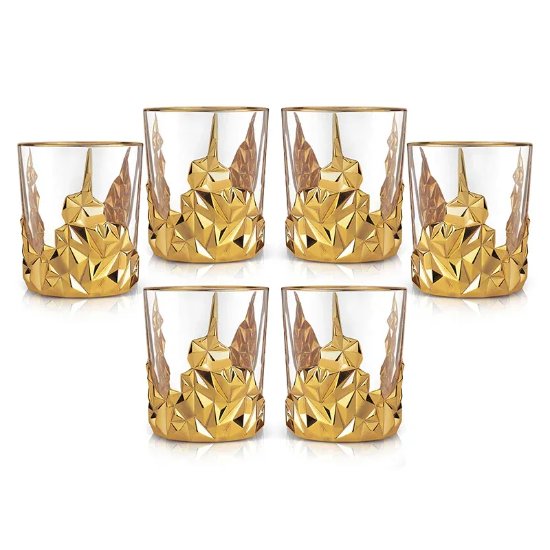 Gold Whiskey - Set Of 6