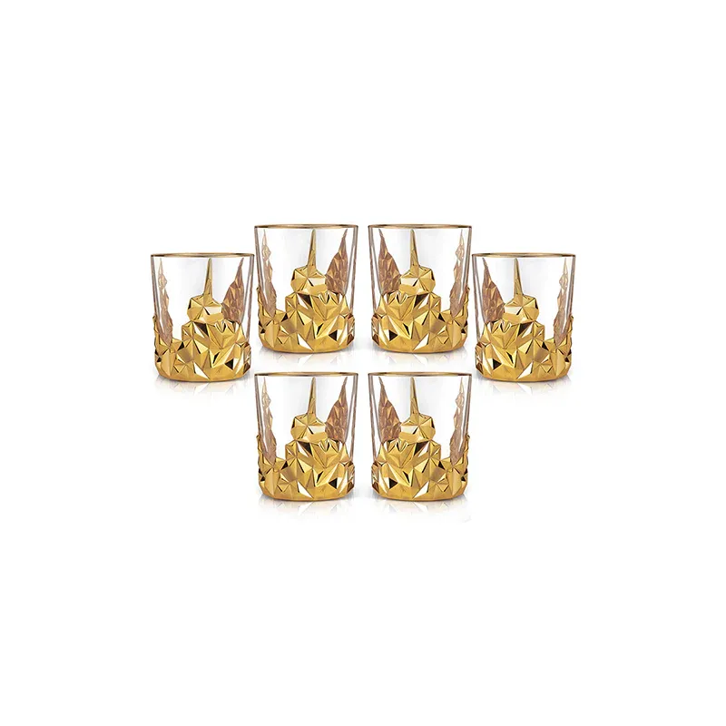 Gold Whiskey - Set Of 6