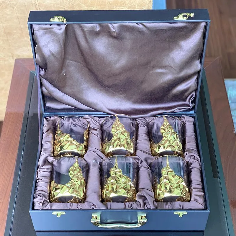 Gold Whiskey - Set Of 6