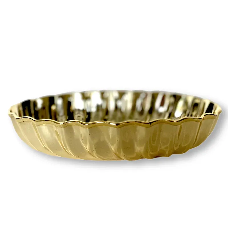 Golden Oval Bowl Small
