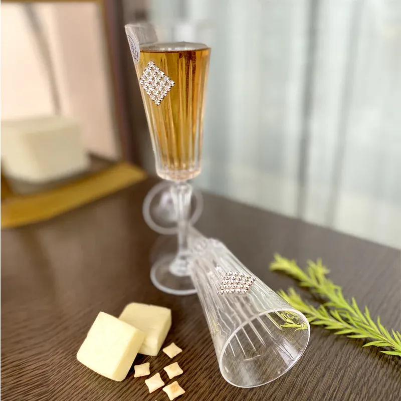 Crystal Champagne Glass, Set Of 2