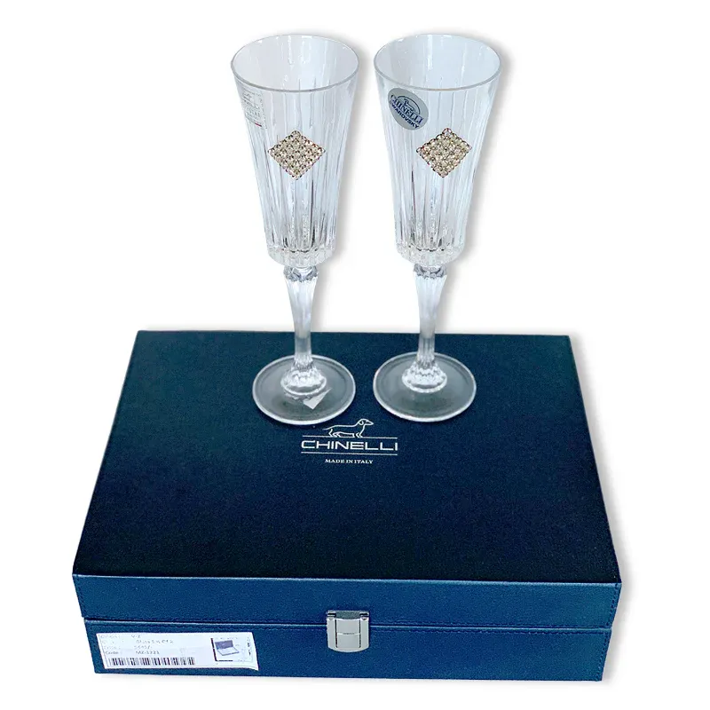 Crystal Champagne Glass, Set Of 2