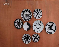 Tokri (white & Black) Wall Art