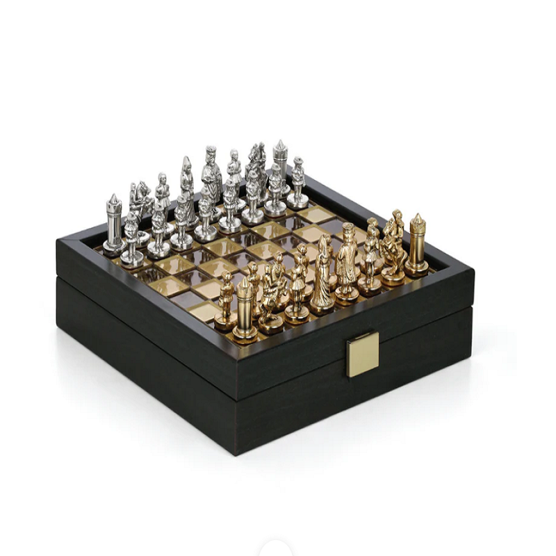 Soldier Chess Set Red