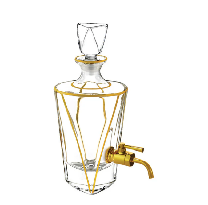Premium Footed Tap Decanter