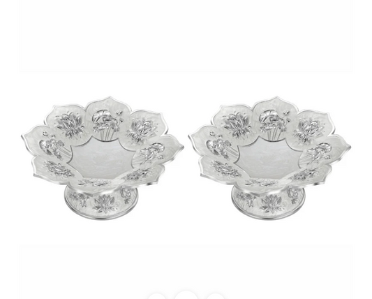 Set of 2 Lotus Galvanic Platter
