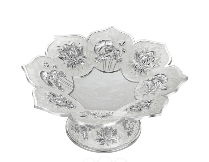 Set of 2 Lotus Galvanic Platter