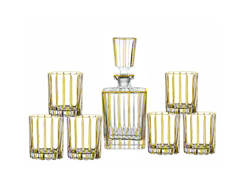 Dubline Golden Line Set of 6 Glasses