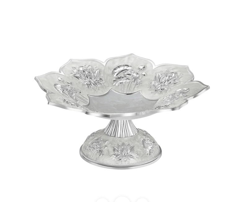 Set of 2 Lotus Galvanic Platter