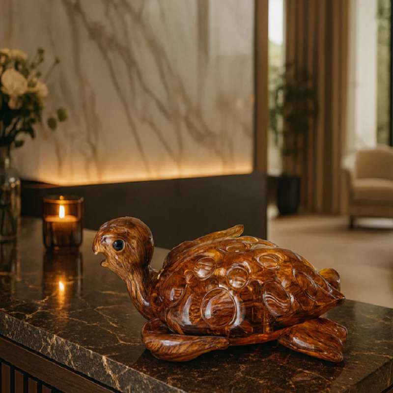 Crystal Bubble Turtle Brown