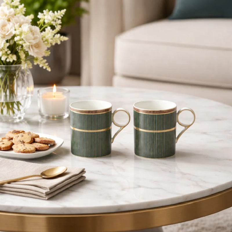 Regalia Stripes 2 PC Tea set